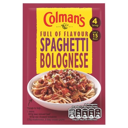 Picture of COLMANS SPAGHETTI BOLOGNESE SAUCE